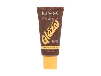 NYX Professional Makeup Buttermelt Makeup Glaze Soft Glow Skin Tint 30 ml 08 Nutmeg Butta SPF30 pro ženy