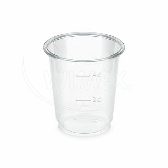 Kelímek (PLA) čirý Ø48mm 2cl/4cl [40 ks]
