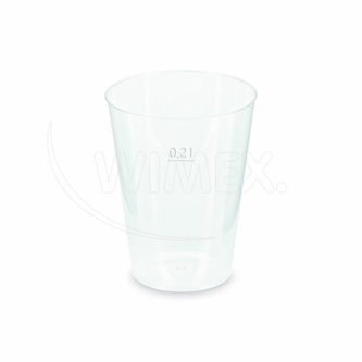 Kelímek vratný (PP) opakovaně použitelný extra-silný Ø76mm 0,2L [25 ks]