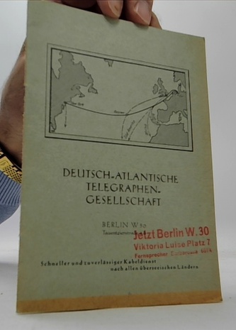 Deutch Atlantische telegraphen Geselschaft