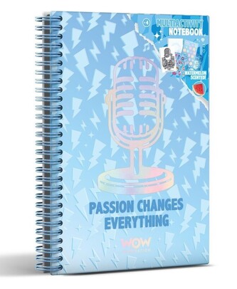 Notatnik A5 Piosenkarka Emma zapachowy z naklejkami Wow Generation, Kids