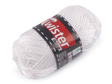 Bavlněná pletací příze Twister Ibiza 50 g - 1 ks - 1 (10) bílá