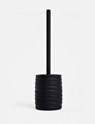 TORUS WC štětka s reliéfem černý | 10,2x10,2x36,5 cm | 733666