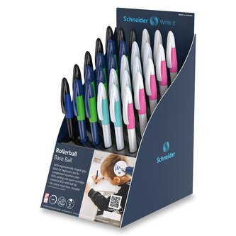 Bombičkový roller Schneider Base Ball - stojánek, 30 ks