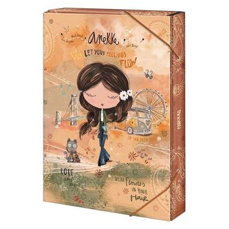 Pudełko na prace szkolne A4 lic. Anekke, Argus