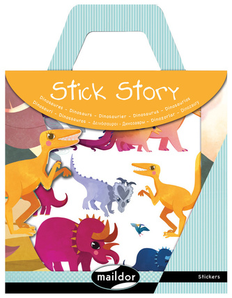 Zestaw naklejek Historie - Dinozaury, Maildor