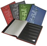 Klaser filatelistyczny 12k. 215 x 302 z futerałem oprawa introligatorska papier laminowany 110-007, Warta