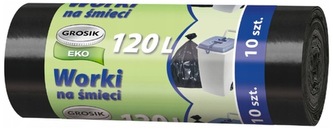 Worki na śmieci LD 120L op. 10szt., Grosik