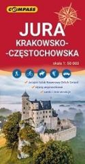 Mapa - Jura krakowsko częstochowska 1:50 000 Mapa - Jura krakowsko częstochowska 1:50 000