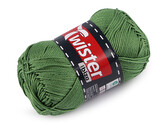 Bavlněná pletací příze Twister Ibiza 50 g - 1 ks - 8 (78) zelená ledově