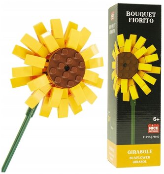 Kwiaty z klocków 198-el. Słonecznik, Nice