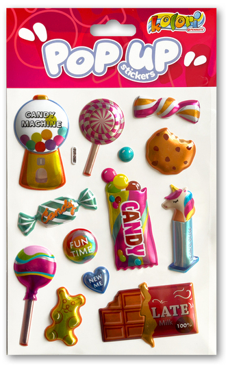 Naklejki metaliczne Candies PUP-2602 Kolori, Penmate