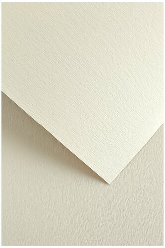 Karton ozdobny Czerpany kremowy op. 20szt. 180 g/m2, Galeria Papieru