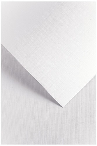 Karton ozdobny Kratka biały op. 20szt. 220 g/m2, Galeria Papieru