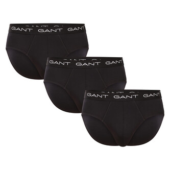 3PACK pánské slipy Gant černé (900023001-005) XL