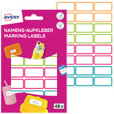 Etykieta na przybory szkolne 15x31mm op. 48szt., Avery