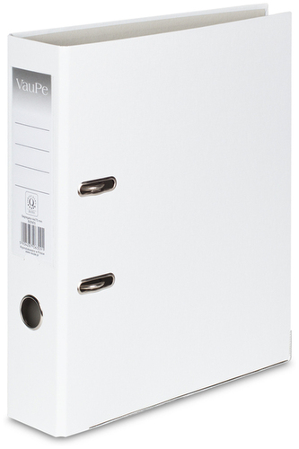 Segregator A4-75mm dźwig. z listwą Biznes biały, VauPe