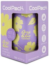 Kubek termiczny 500ml Miss Flores Lila CoolPack, Patio