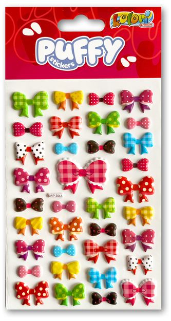 Naklejki Puffy Bows SWP-304A Kolori, Penmate