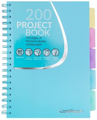 Kołonotes B5 PP Pastel / Powder Blue CoolPack, Patio