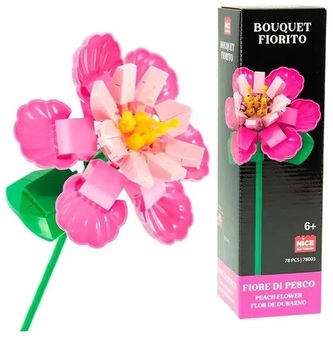 Kwiaty z klocków 198-el. Kwiat brzoskwini, Nice