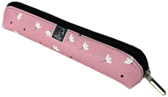 Piórnik mini Białe kwiatki w różu , Bee-Bee