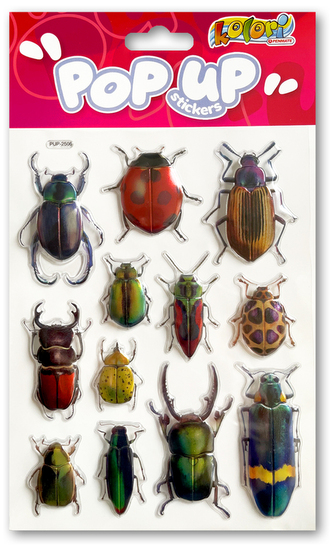 Naklejki metaliczne Beetles PUP-2506 Kolori, Penmate