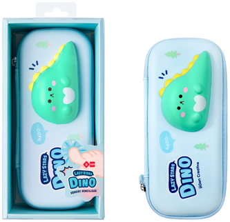 Piórnik duży Dino 24x12x8cm, Squishy