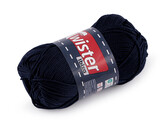 Bavlněná pletací příze Twister Ibiza 50 g - 1 ks - 11 (59) modrá tmavá