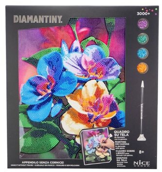 Mozaika diamentowa Italy orchidea Diamantiny, Nice