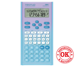 Kalkulačka vědecká DELI ED300SR-N modrá