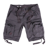 Kraťasy Airborne Vintage Shorts - antracitové, XL