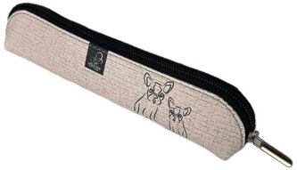 Piórnik mini Buldogi w Beżu , Bee-Bee