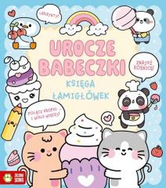 Kawaii. Księga łamigłówek. Urocze babeczki