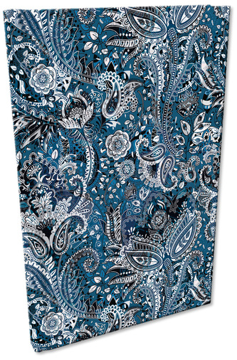 Notes A5 Soft Touch w kratkę Ornament Blue, Bee-Bee
