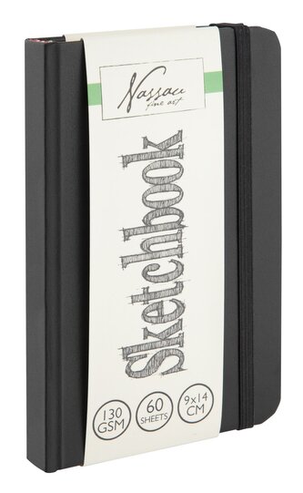 Skicovací blok 9x14 cm,130 gsm, 60 listů