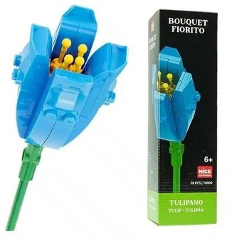 Kwiaty z klocków 198-el. Tulipan, Nice