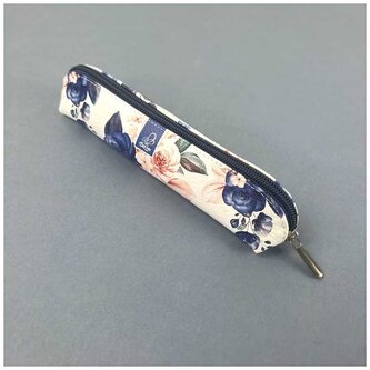 Piórnik mini Niebieskie Róże , Bee-Bee