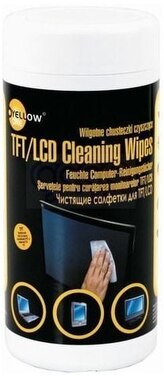 Chusteczki czyszczące do ekranów op 100szt., YellowOne