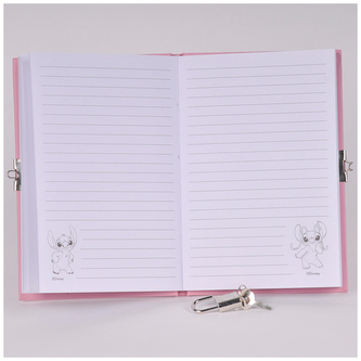 Pamiętnik różowy Together Stitch i Angel Disney Stitch DS25AA-3556, Paso