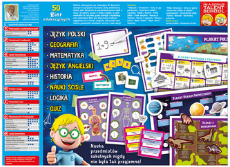 Gra edukacyjna I"m a Genius 50 Gier Edukacyjnych, Lisciani