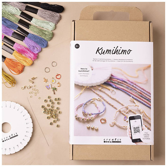 Zestaw do plecenia bransoletek Kumihimo, Creative