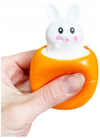 Gniotek Zając wyskakujący z marchewki, Norimpex