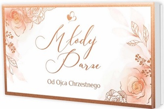 Pudełko prezentowe Ślub od Ojca Chrzestnego (22,5x12x3cm)