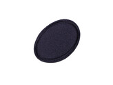 Nažehlovací záplaty pro opravy dírek i zdobení ovál - 10 ks - 5 modrá tmavá