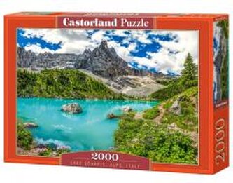 Puzzle 2000 Lake Sorapis, Alps, Italy CASTOR