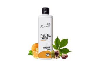 Natasha Prací gel z kaštanů Pomeranč - koncentrát 500 ml - 33 pracích dávek v 500 ml