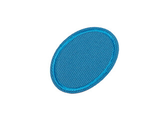 Nažehlovací záplaty pro opravy dírek i zdobení ovál - 10 ks - 4 modrá