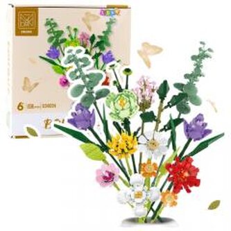 Klocki konstrukcyjne Bukiet kwiatów 836el