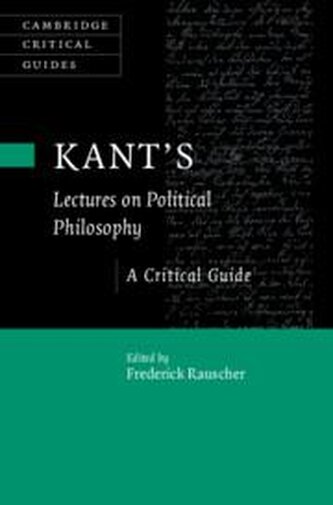 Kant's Lectures on Political Philosophy